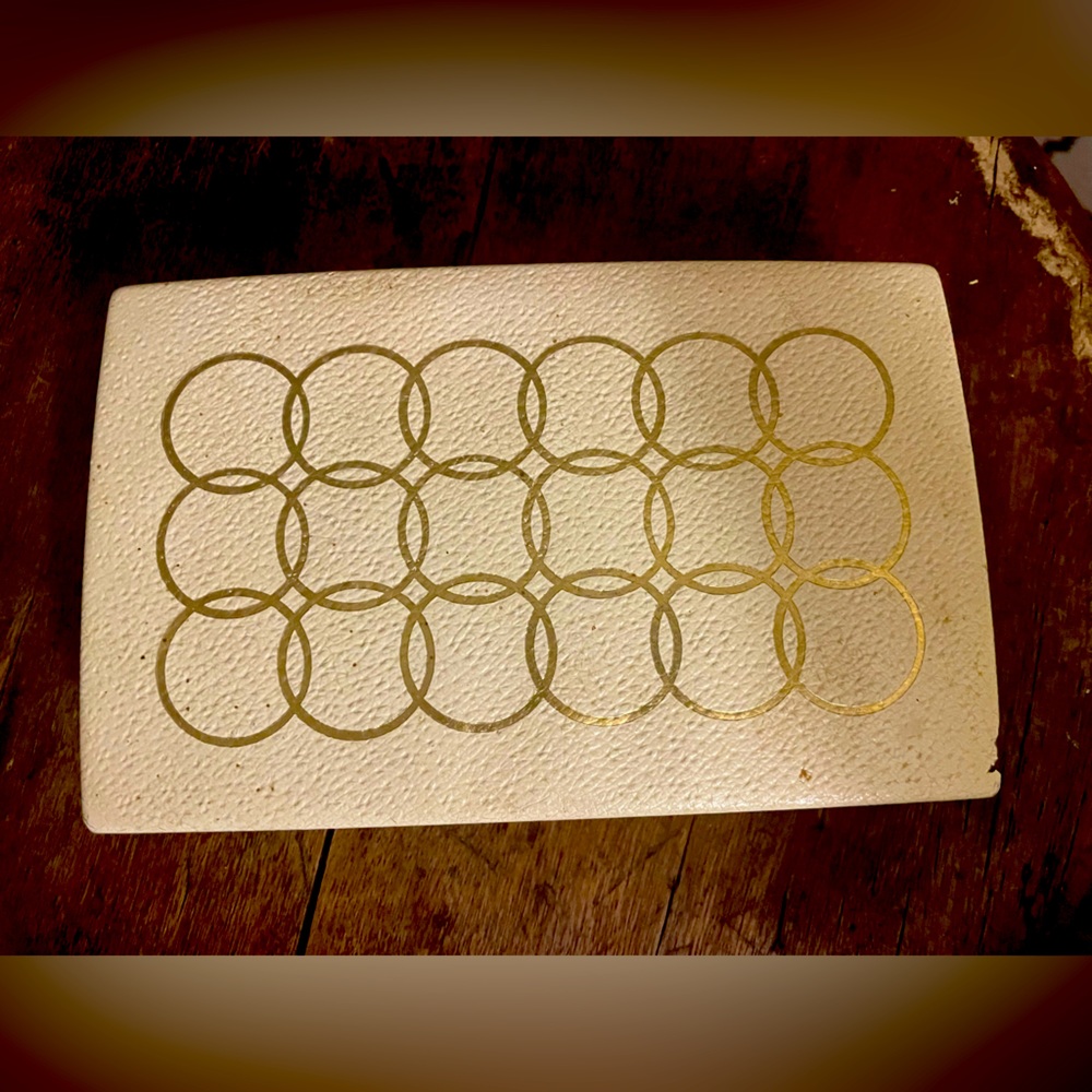 Vintage ring holder jewelry box/ sold